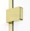 NEW TRENDY Drzwi wnękowe Eventa Gold Shine 150x200 z dodatkową ścianką EXK-4685/EXK-4686